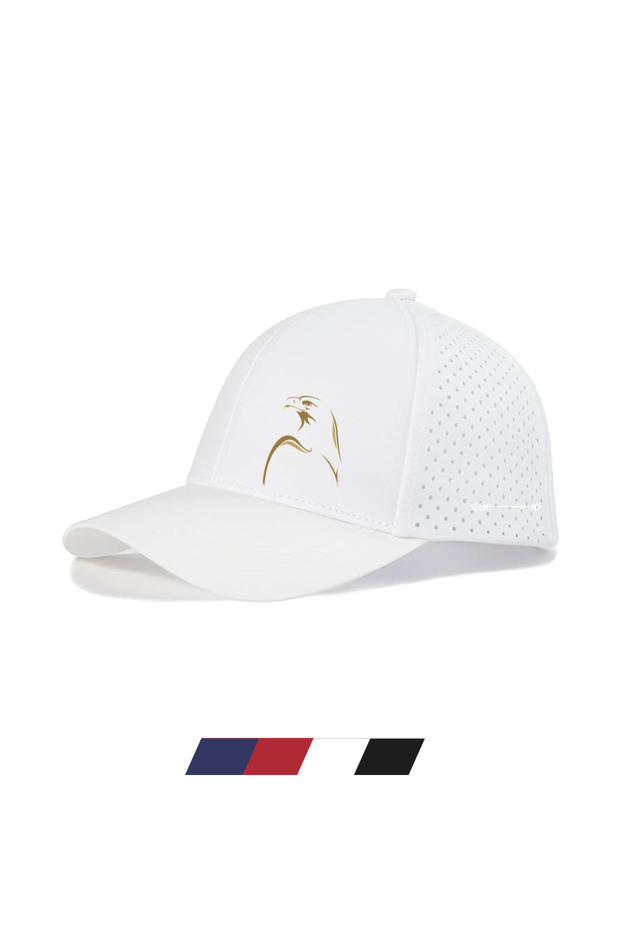 Falcon Quick Dry Baseball Cap Laser Cut Mesh Ball Cap Curved