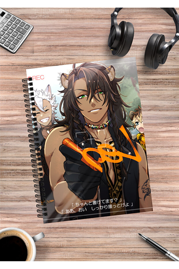 Twisted Wonderland Anime Spiral Notebook A5 (50 Sheets)