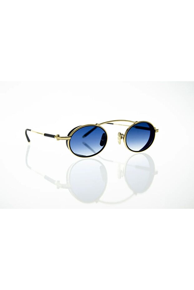 Isis Cage 47-15-145 Gld/Mblk Blue Degrade Sunglasses