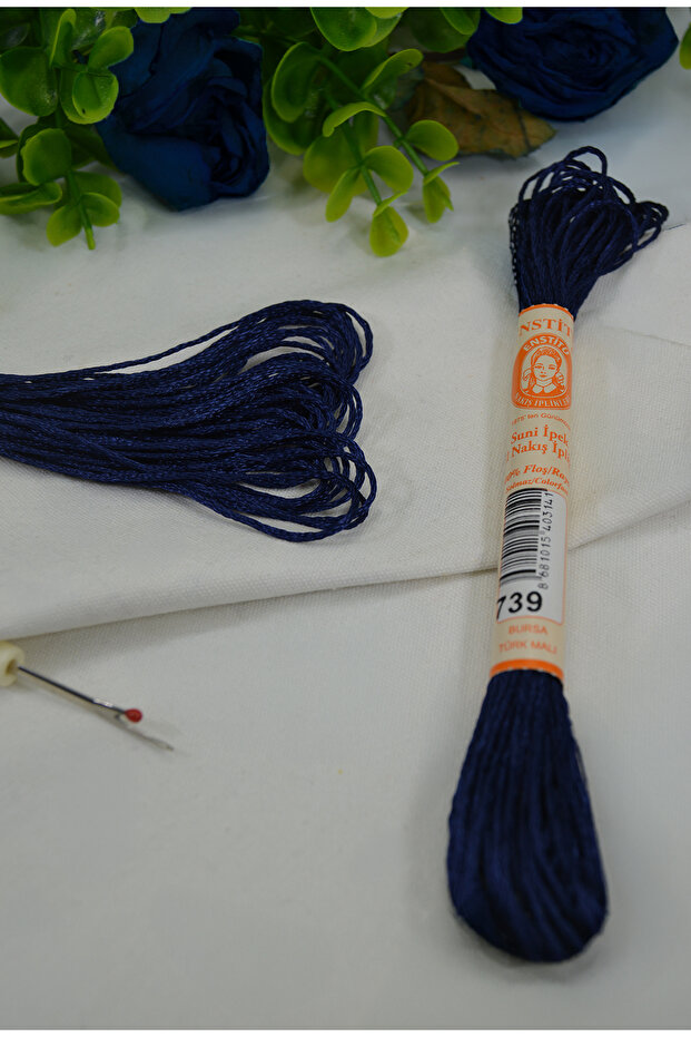 Hand Embroidery Silk, Laundry Silk, Rayon, Shiny Silk Texture, Colorfast