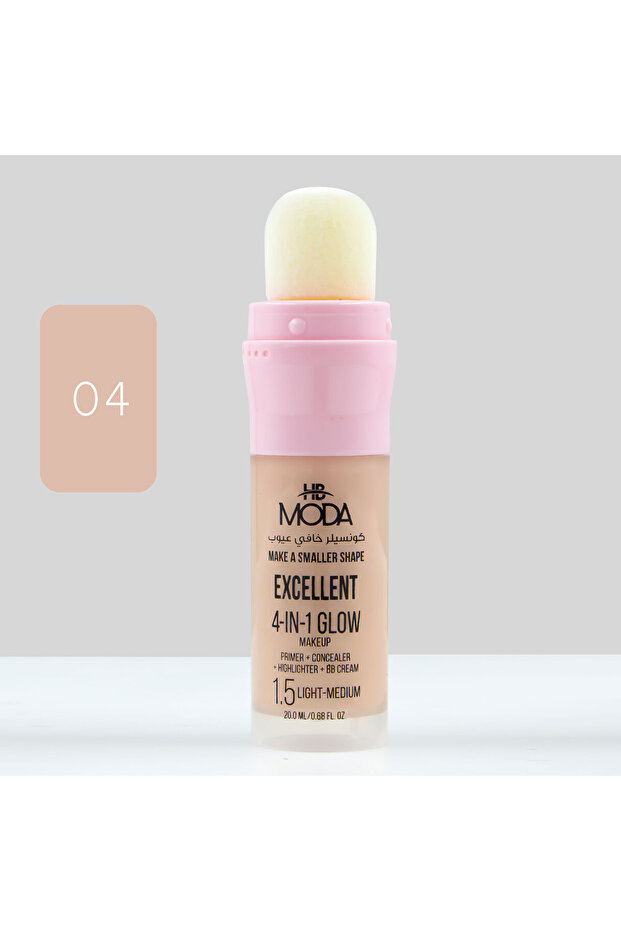 كونسيلر الإشراقة المتميزه 4×1 من مودا بيوتي– Excellent 4‑in‑1 Glow Concealer From