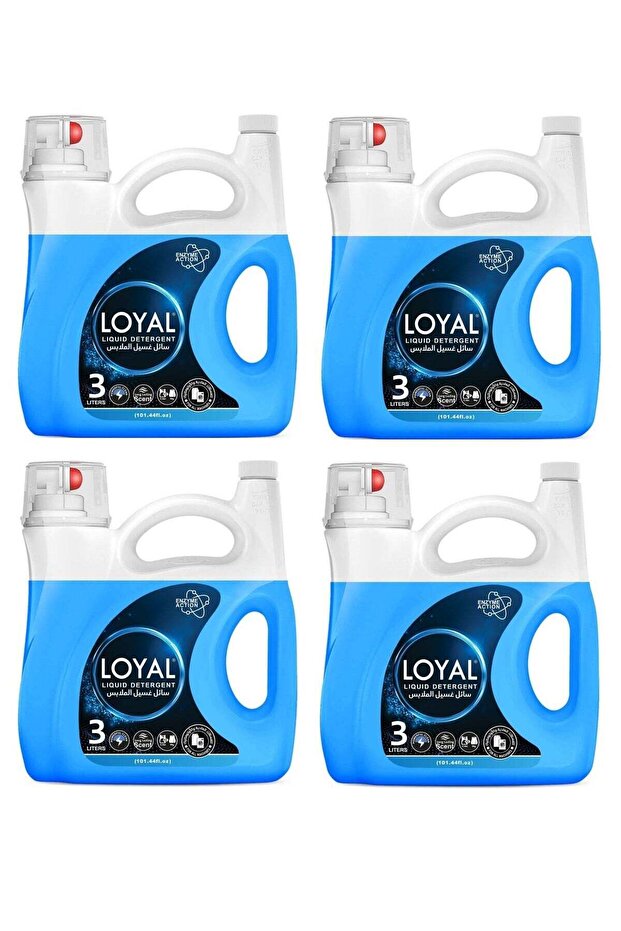 Concentrated Laundry Liquid Detergent 3000 ML 4 pieces in each carton