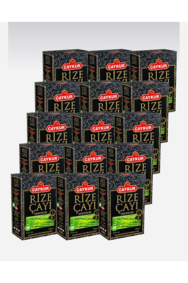 Gift Riza Tea 500 Gr X 15 Pieces Box Packaging Black Bulk Tea Box Sale