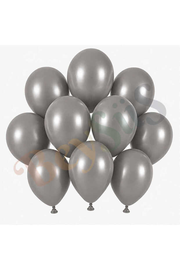 Smoke Color Latex Retro Balloons (13 cm) - 10 Pieces