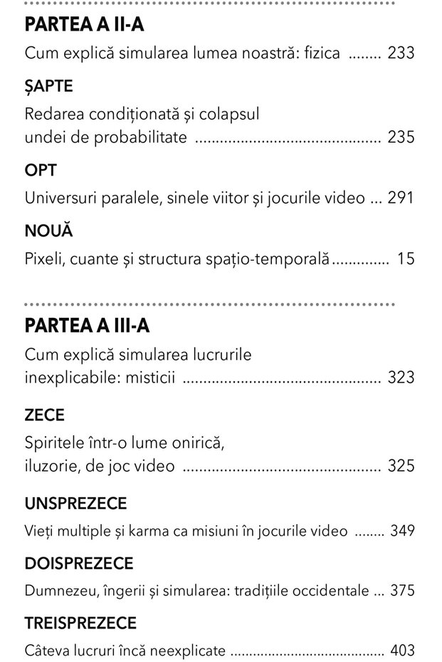 Ipoteza Simularii - 3