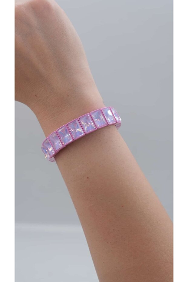 Colorful Ceramic Coated Rubber Bracelet