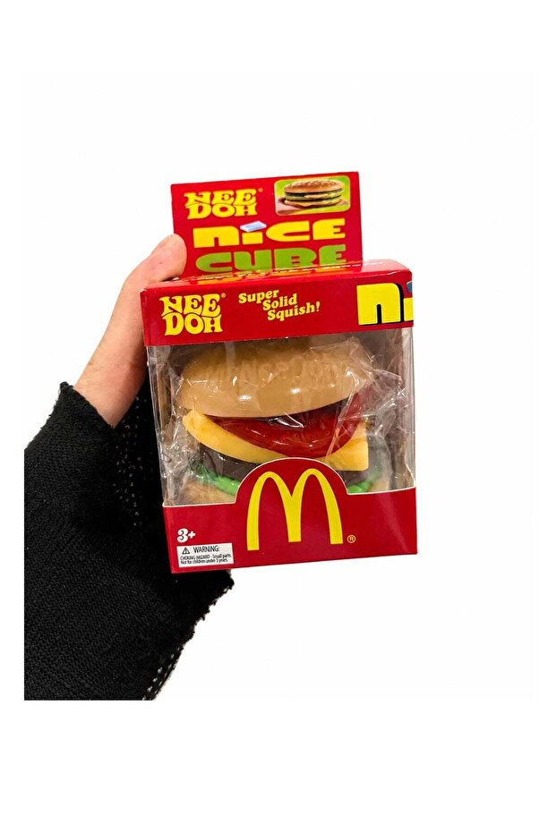 DIY 6 Layer Hamburger Block Squishy Squeeze Toy – Fidget Stress Ball for Kids & Adults | Soft Sensory Decompression Toy for Anxiety Relief & Study Focus