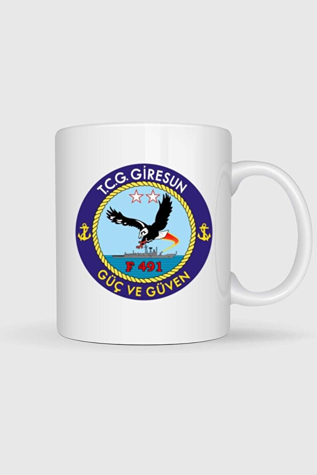 كوب مطبوع عليه شعار Tcg Giresun