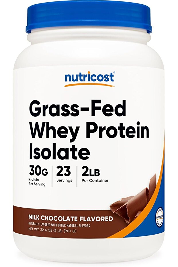 Grass-Fed Whey Protein Isolate - Non-GMO, Gluten Free, Natural Flavors