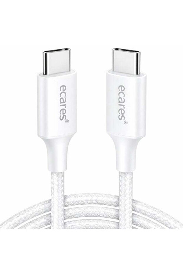 ® USB-C to USB-C Cable 1M, 60W Fast Charging Type-C Cable, Braided Data Sync Cord