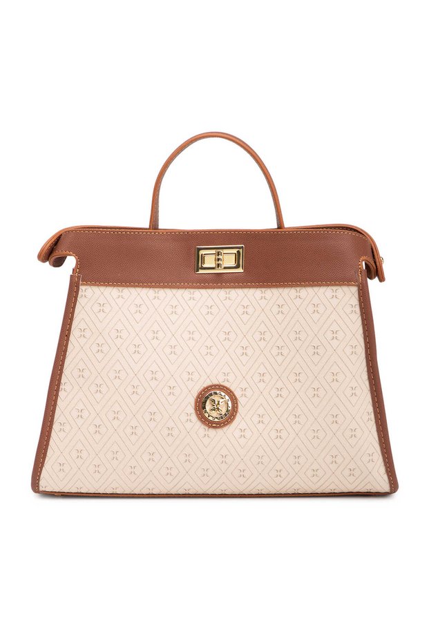 Beige Print Women's Crossbody Bag - S26Y1Pr09199-E52