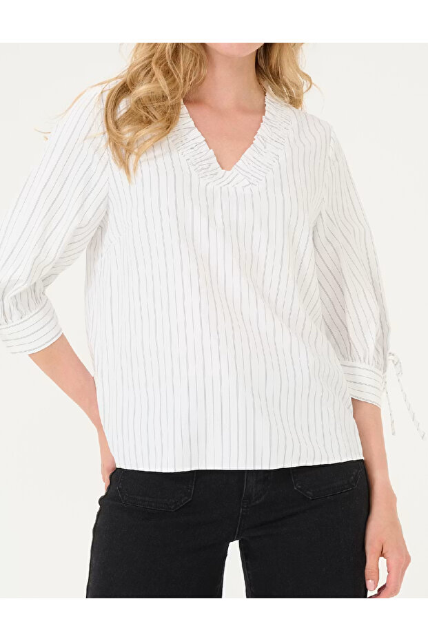 Bluza, Alb - 1