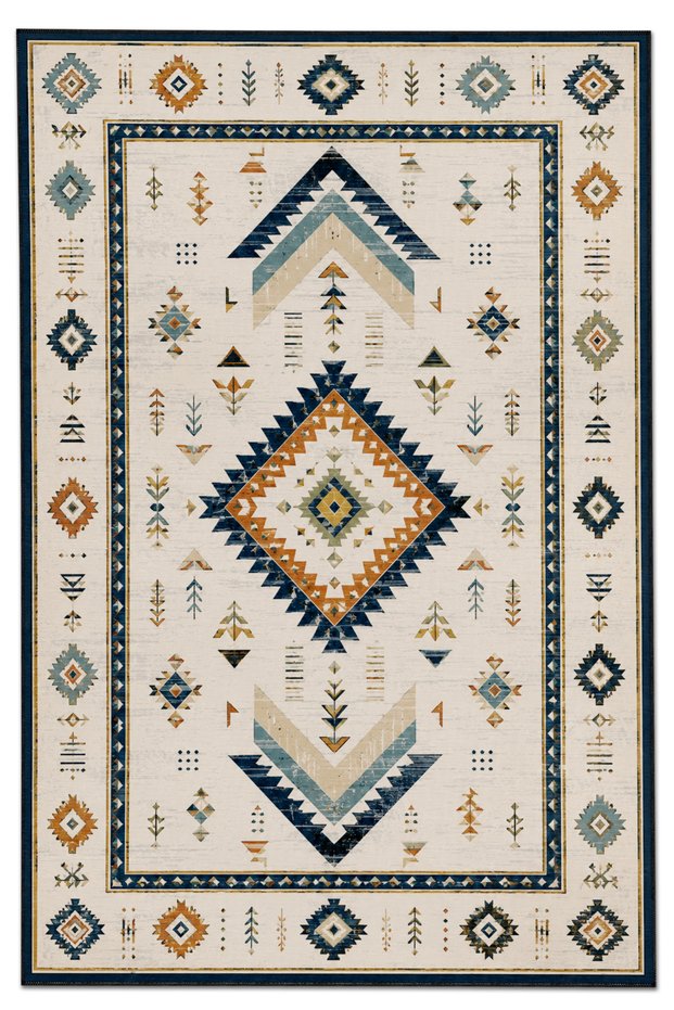 Sdt Traditional Patterned Modern Woven Base Decorative Carpet Sdtamor2060