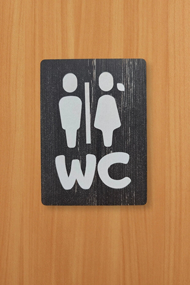 Wc Women's and Men's Direction Sign - Rebap