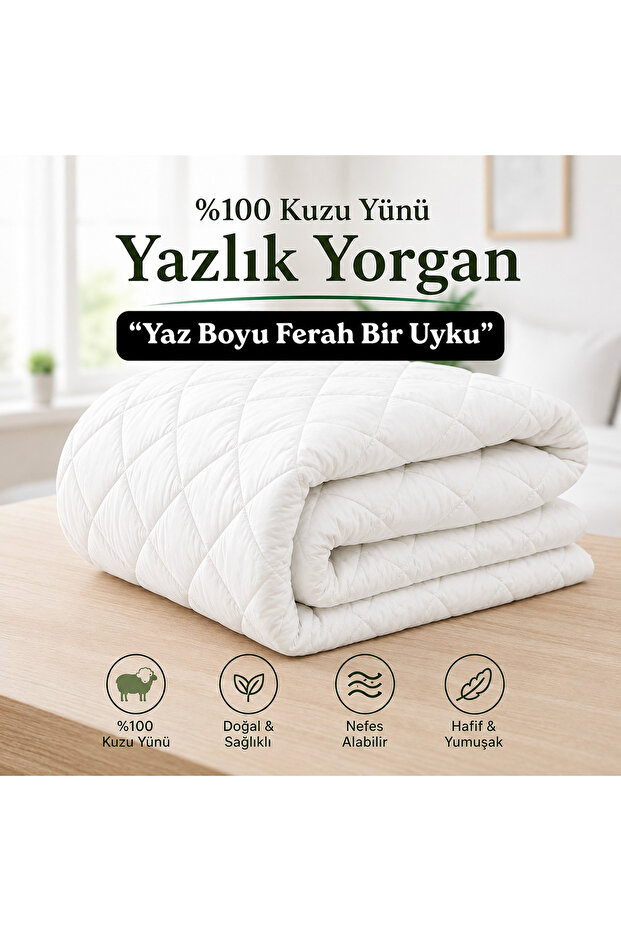 Summer Single 100% Merino Lamb Wool Quilt