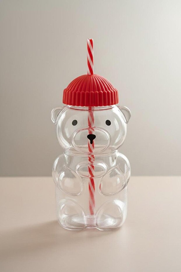 Borosilicate Glass Figurine Water Bottle, Flask Water Bottle 580ml