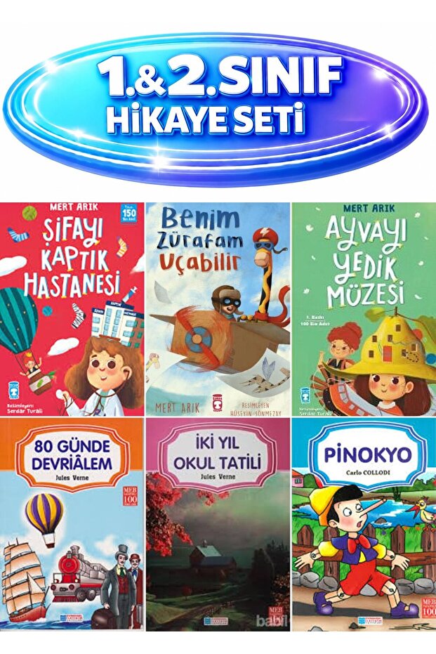 1.ve 2.SINIF 6 KİTAP OKUMA SETİ