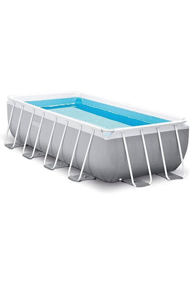 16 Ft. X 8 Ft. X 42 Inch Prism Frame Rectangular Pool Set Multi Colour, 26792Uk