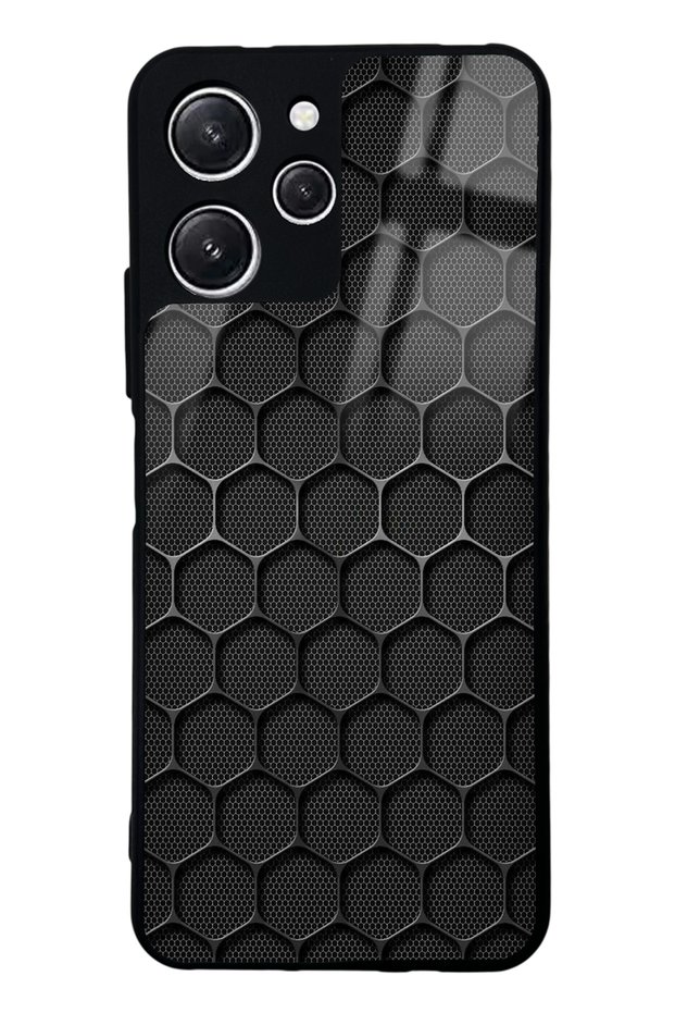 حافظة هاتف Xiaomi Redmi 12 بتصميم شبكي لامع