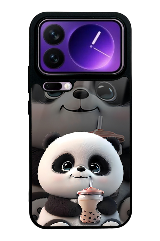 Xiaomi 17 Pro Max Baby Panda Design Glossy Phone Case