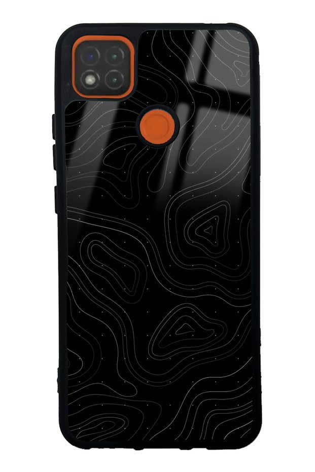 Xiaomi Redmi 9C Glossy Phone Case with Topo-Point Design