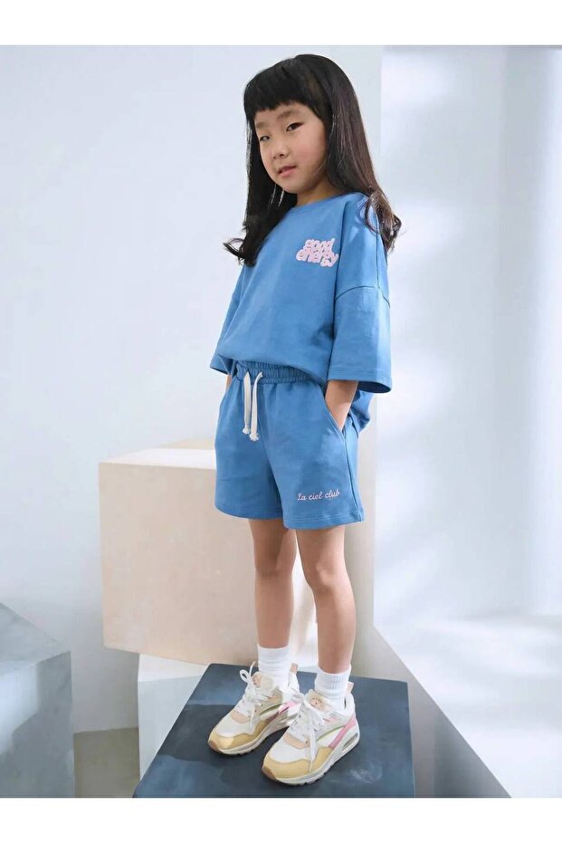 Girl's Good Energy Horse Top Cotton Set