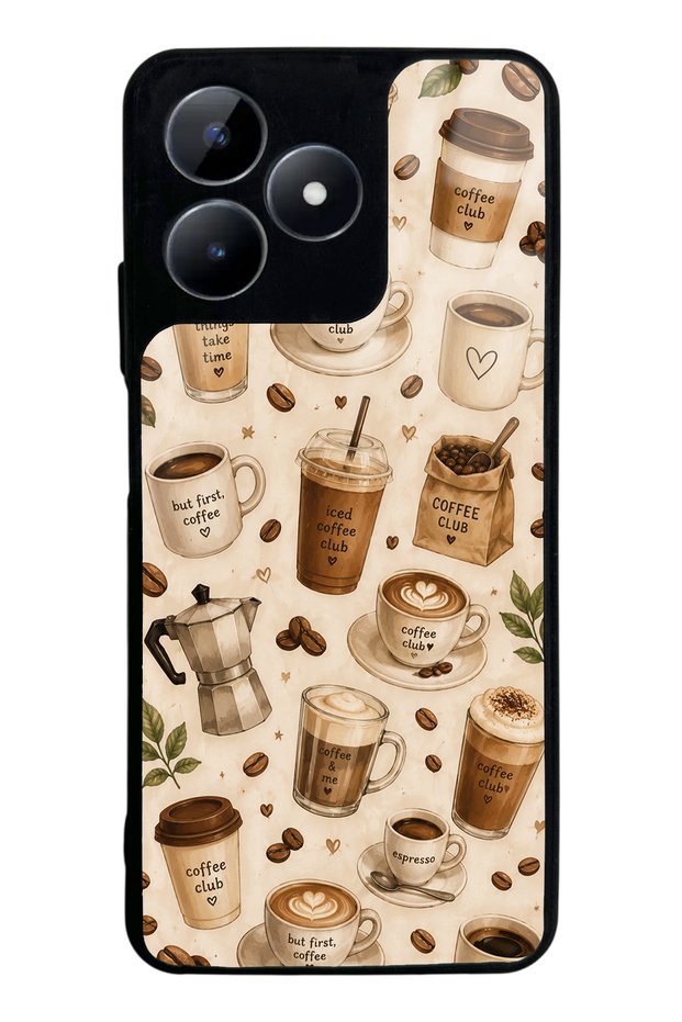 Realme C53 Coffee Club Design Glossy Phone Case