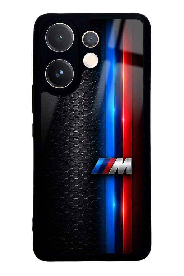 Vivo V60 Black M2 Design Glossy Phone Case