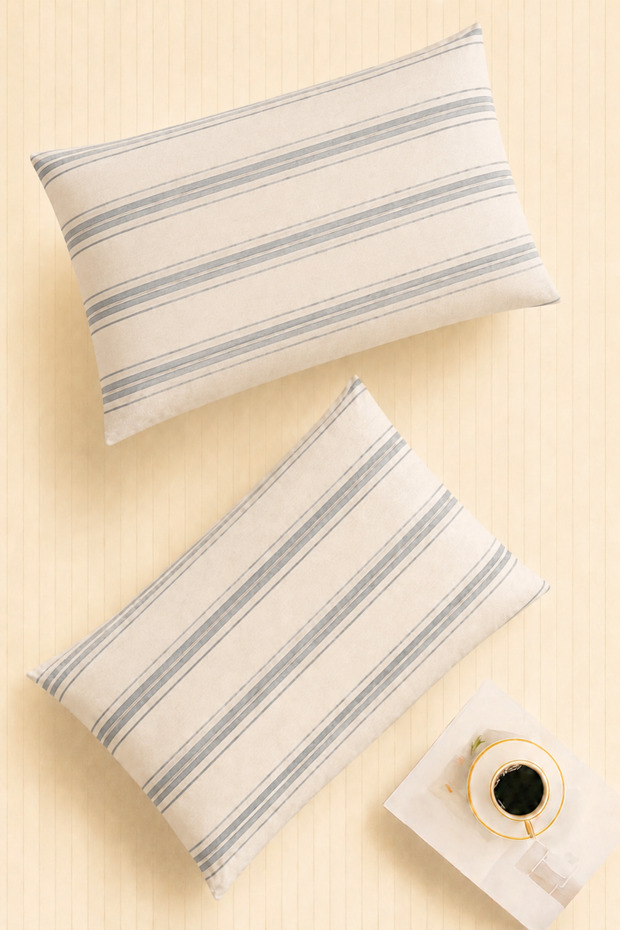 | Pattern | Ranforce 2-Piece Pillowcase Set | Vintage Gray