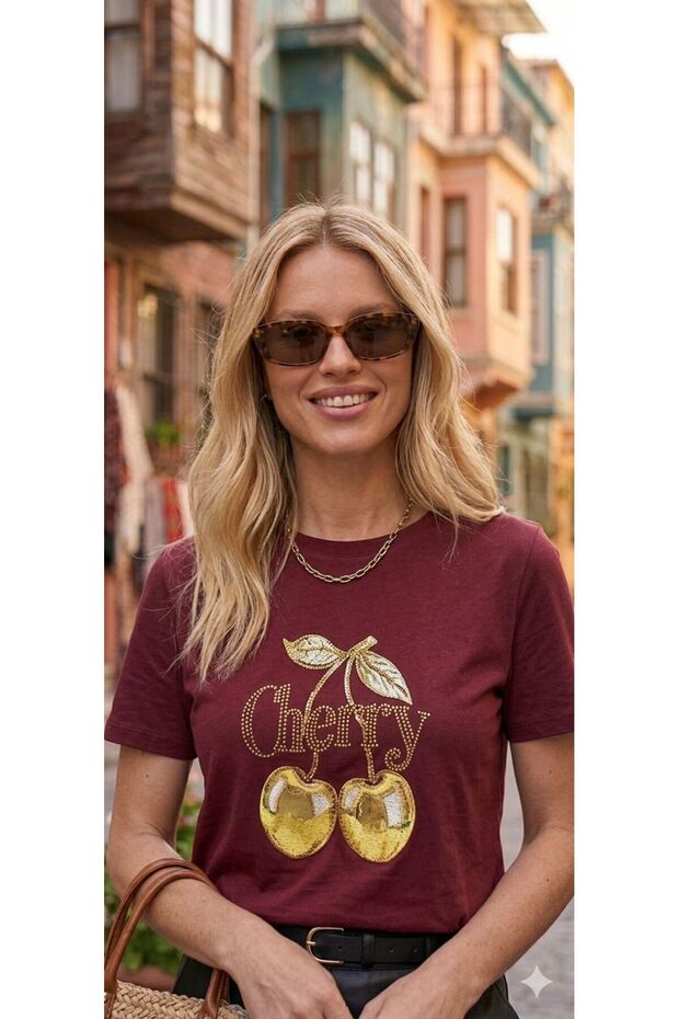 Women's Summer Crew Neck Printed T-Shirts