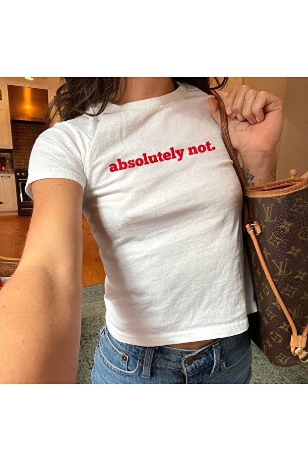 Absolutely Not Printed Women's Body Tee