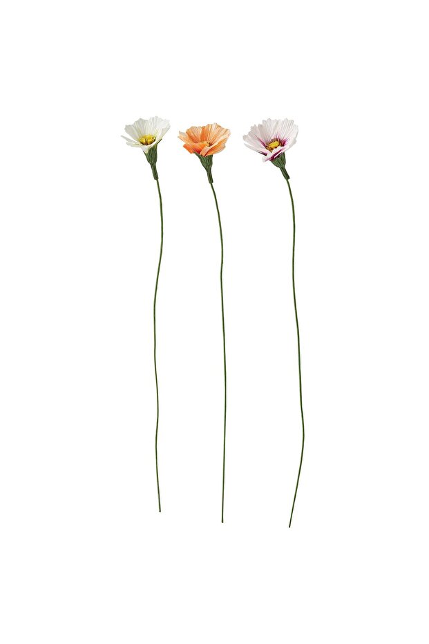 GULDSPETT Artificial flower, paper/cosmos assorted colours, 35 cm