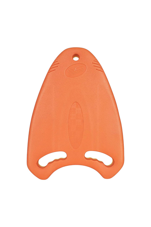 Safe Pool Training Equipment A Shaped Swimming Kickboard Yellow And Orange Color