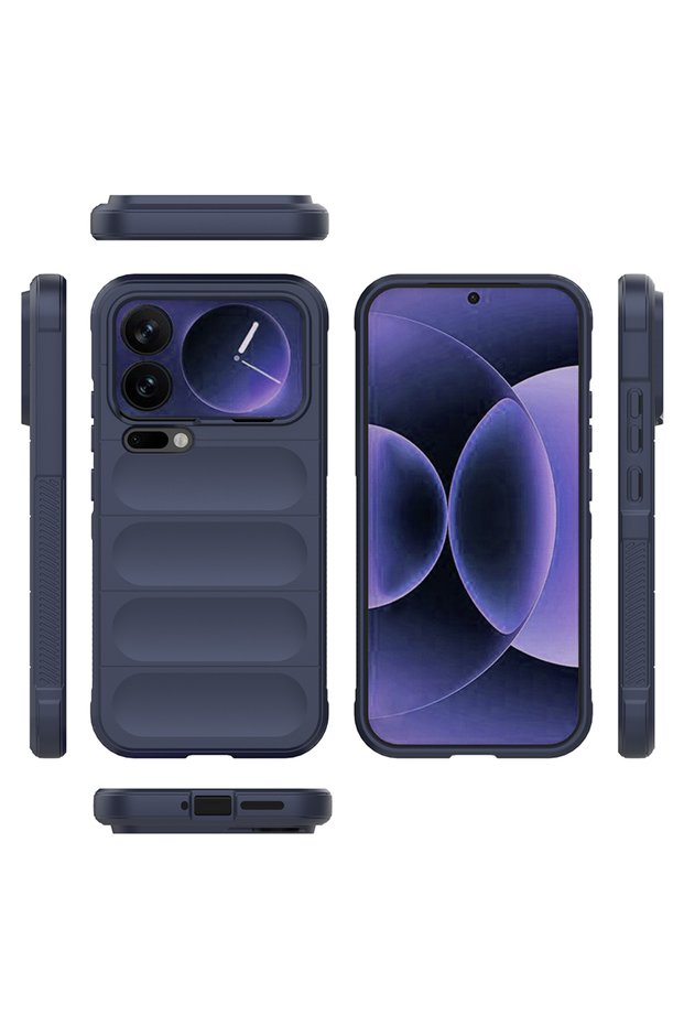Compatible Ethnic Silicone Cover for Xiaomi 17 Pro Max Case Flexible Tpu Hollowed Back Surface Design