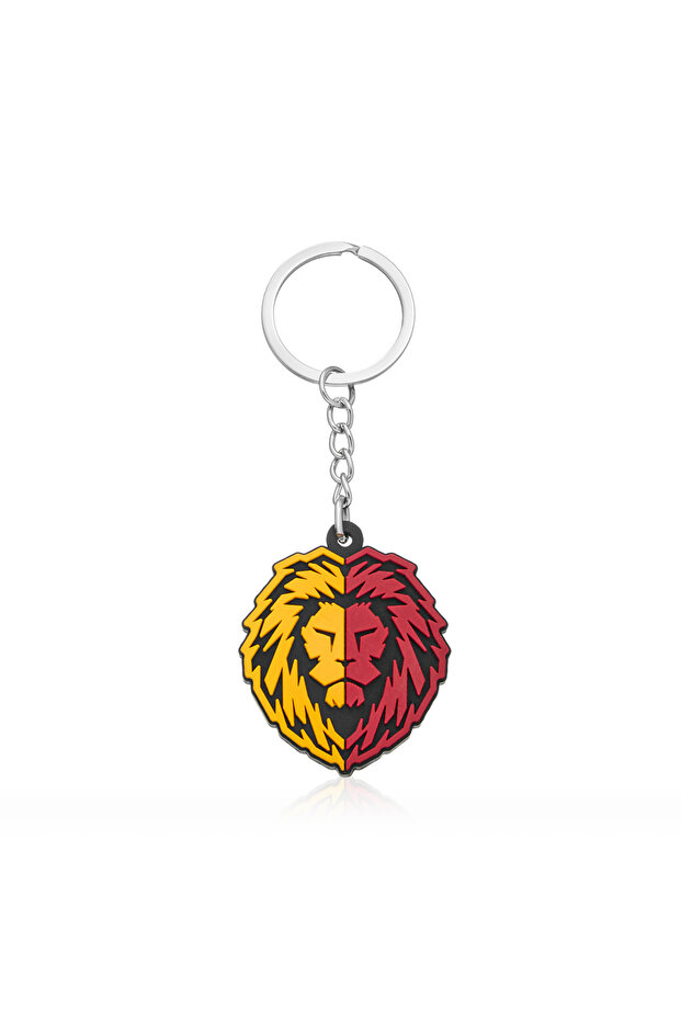 Partial Lion Silicone Keychain