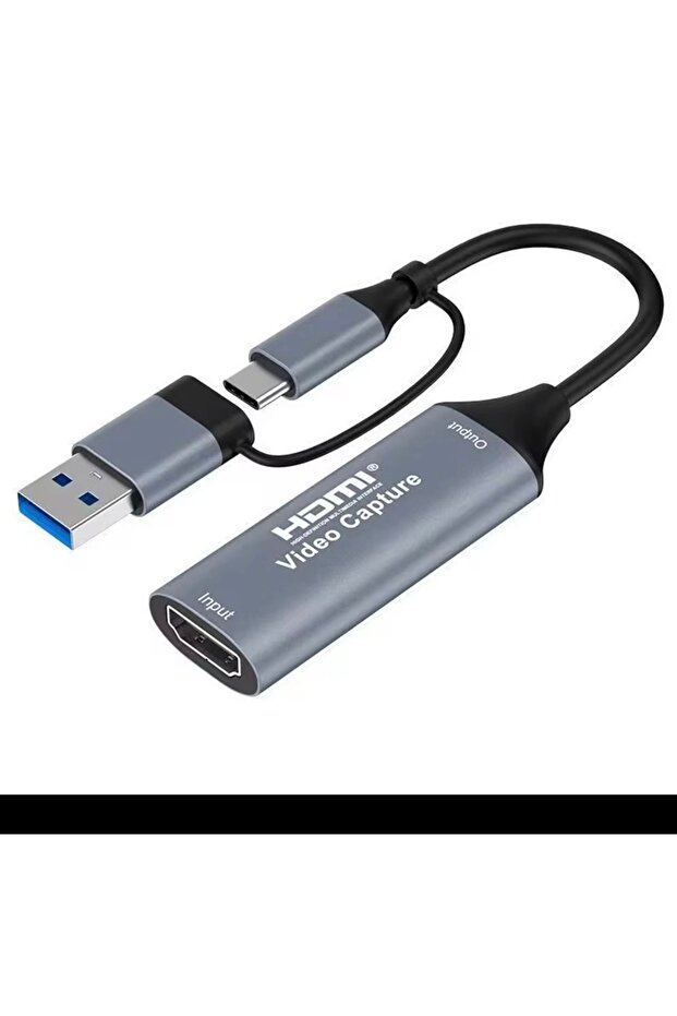 كابل HDMI من النوع C لالتقاط فيديو HDTV بدقة 4K و30 هرتز