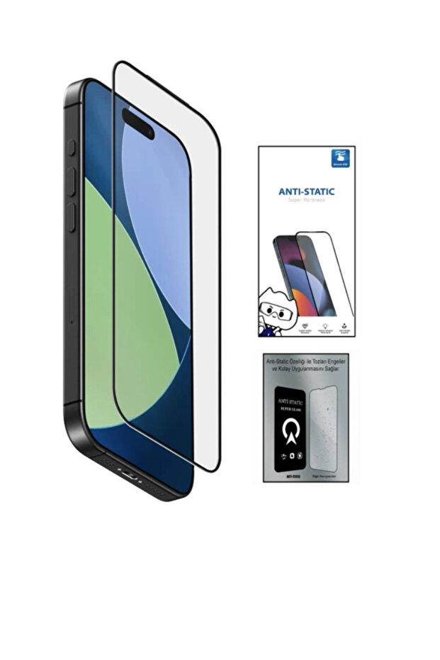 iPhone 17 Pro Max Full Shatterproof Glass Protector Full Coverage Tempered Screen Protector - 2