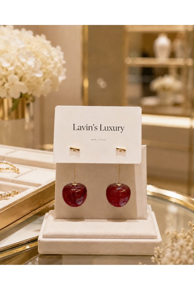 Cherry Glow Earrings 🍒