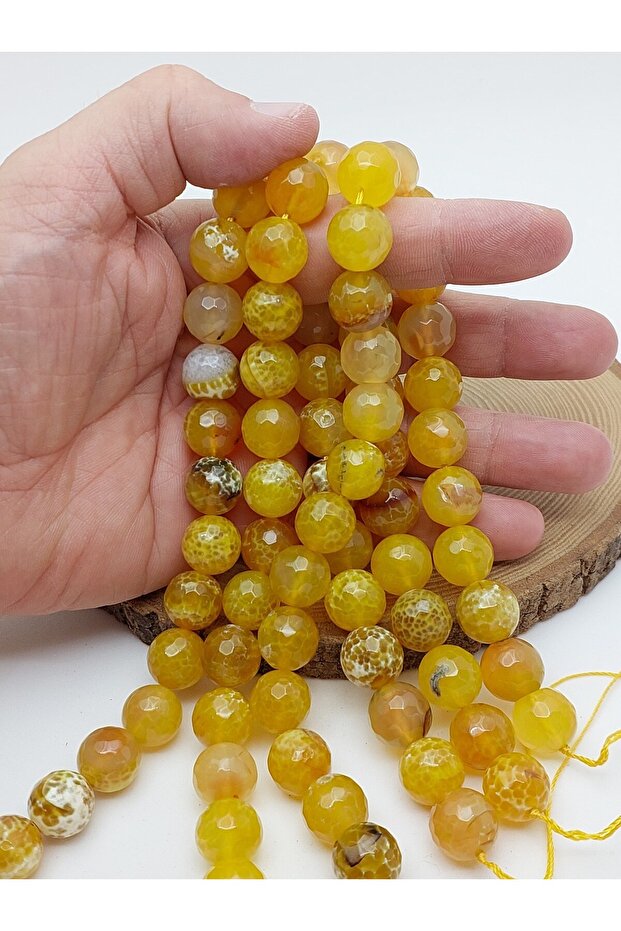 حجر العقيق المقطوع على شكل فازيت 14 مم (62188)