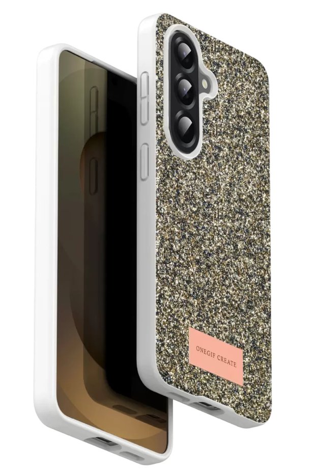 Onegif Samsung Galaxy A17 5g Compatible Bright Glitter Cover - Gold