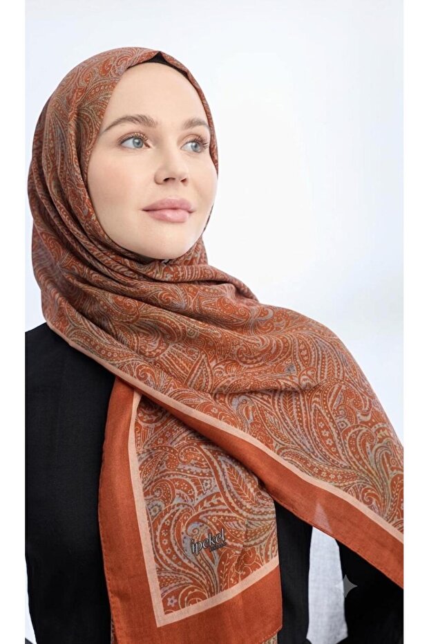 شال قطني ناعم -75×190 -06574-06