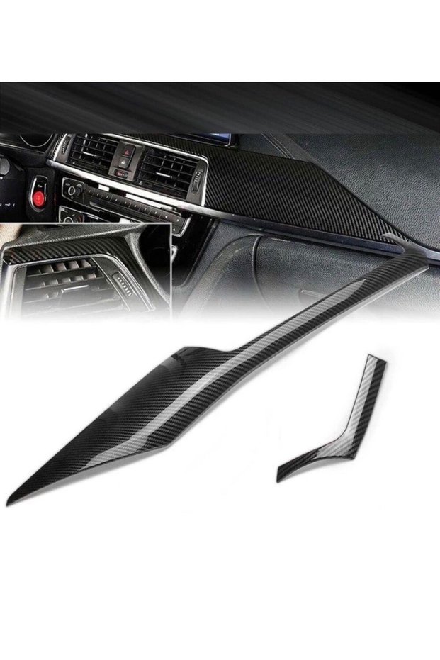 Bmw F30 F32 F34 F36 Compatible 2-Piece Front Bumper Carbon Set
