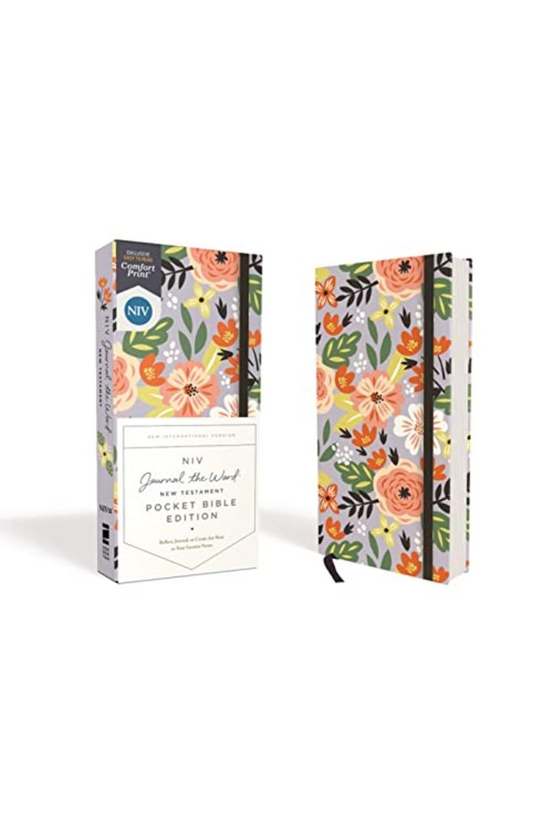 Niv Journal The Word New Testament Perfect For Notetaking) Pocket Bible Edition Hardcover Flor