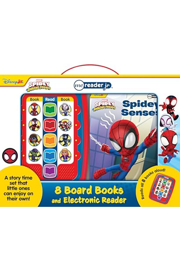 Marvel Spidey And His Amazing Friends Me Reader Jr 8 Board Books And Electronic Reader Sound Book S