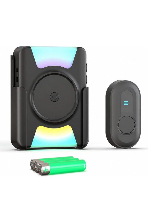 Wireless Doorbell with Battery Receiver, 1000ft, Waterproof, Vibrating Flashing Light, 4 Modes