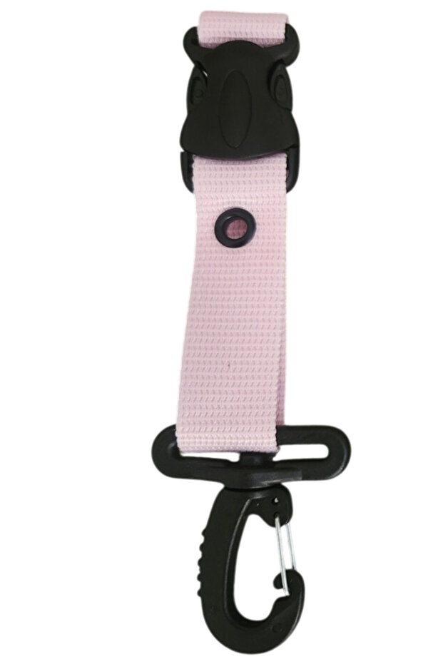 Pink Snap-On Baby Stroller Pram Car Bicycle Motorcycle Handlebar Bag Pouch Flower Pot Hanger Strap