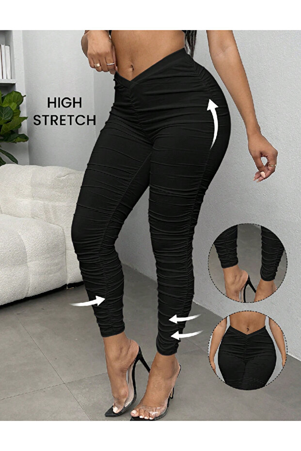 Pantaloni, Negru - 2
