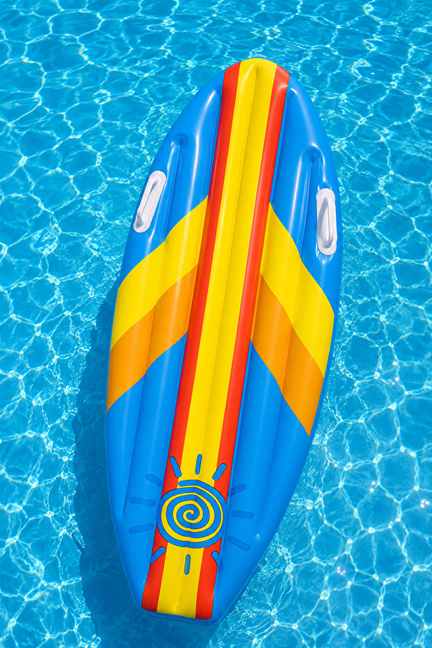 Inflatable Surf Bed with Handles - Pool Inflatable Surf - Surf Inflatable Mattress - Surf Rider - Inflatable Surf Bed with Handles - Surf Rider 114X46 Cm.