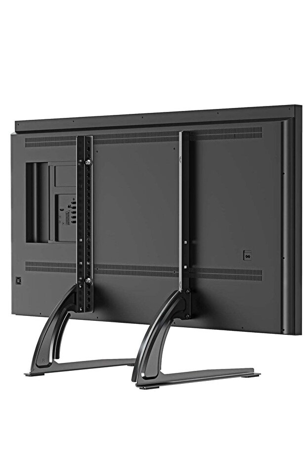 Universal Table Top TV Stand for 27-55 Inch TVs – Adjustable Height, Sturdy Base