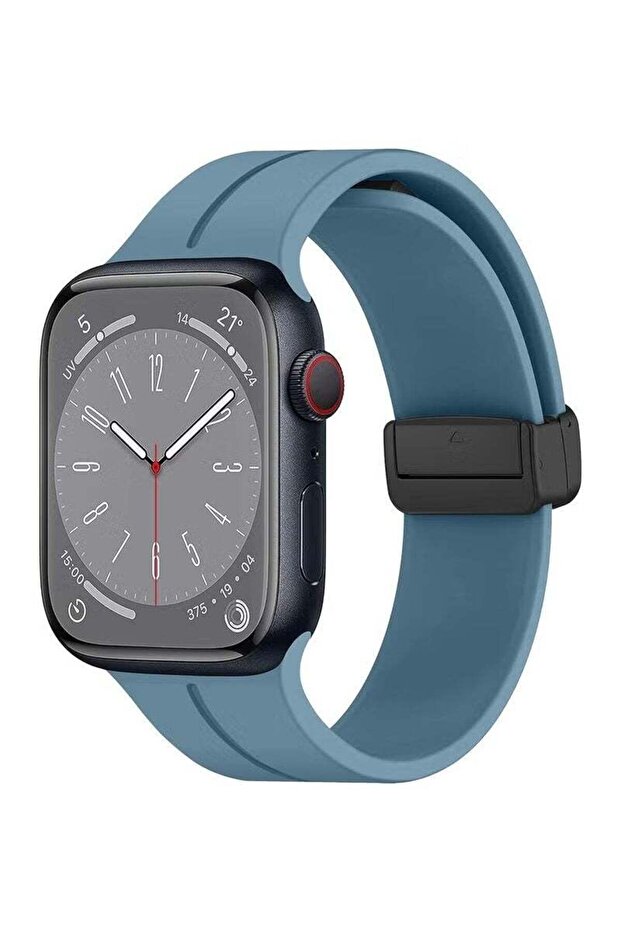 Apple Watch Band Compatible with 45mm & 49mm Models – Quick Release Soft Silicone Sport Strap